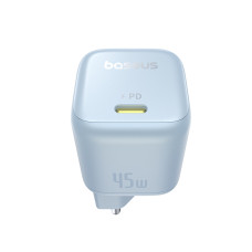 Мережевий зарядний пристрій Baseus PicoGo GaN Fast Charger 1C 45W EU Galaxy Blue