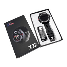 Смарт-годинник IWO X22 1.46". 330 mAh, IP68 Black