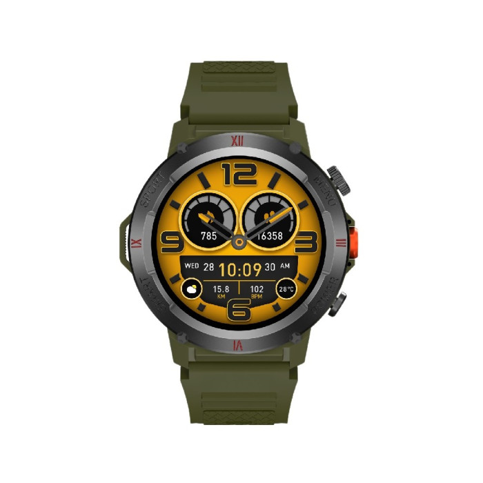 Смарт-годинник IWO X22 38mm. 330 mAh, IP68 Army Green