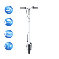 Електросамокат OKAI ES20-NEON White 9", 300(600)W, 9.8Ah, 40km, 25km\h, 20%, NFC, App, 16kg