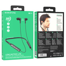 Бездротові спортивні навушники BOROFONE BE59 Rhythm neckband BT earphones Black