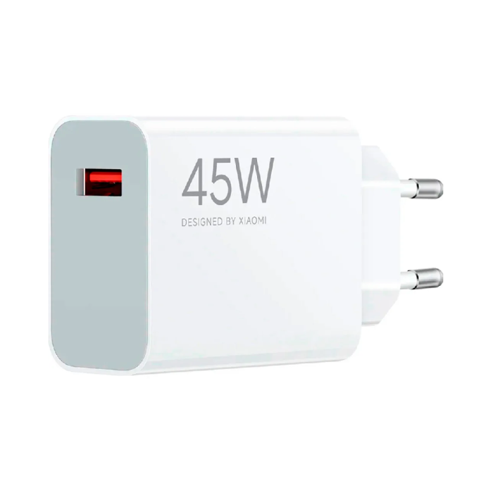 Мережевий зарядний пристрій Xiaomi Turbo Charging 45W White