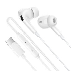 Навушники дротові BOROFONE BM100 Pro (Type-C) White