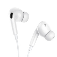 Навушники дротові BOROFONE BM100 Pro (3.5mm) White