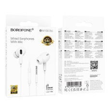 Навушники дротові BOROFONE BM100 Pro (3.5mm) White
