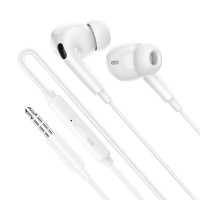 Навушники дротові BOROFONE BM100 Pro (3.5mm) White