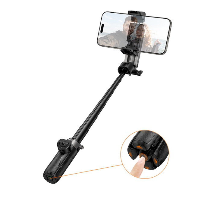 Селфі-трипод HOCO K27 Magic portable mini live broadcast stand (150cm) Black