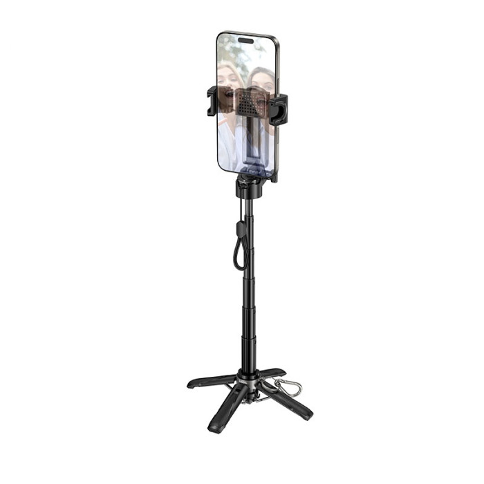 Селфі-трипод HOCO K27 Magic portable mini live broadcast stand (150cm) Black