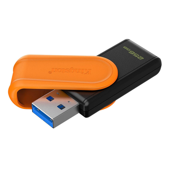 Флеш-накопичувач Kingston USB 3.2 DT Exodia S 256GB Black/Orange