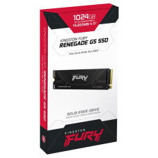 Накопичувач SSD M.2 Kingston FURY Renegade G5 1TB 2280 NVMe PCIe Gen 5.0 x4 3D TLC