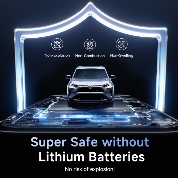 Автомобільний пуско-зарядний пристрій Baseus PrimeTrip VJ1 Supercapacitor Car Jump Starter 1200A Cosmic Black