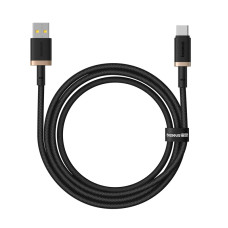 Кабель Baseus Dura Series Fast Charging Cable USB to Type-C 60W 1m Gold+Black