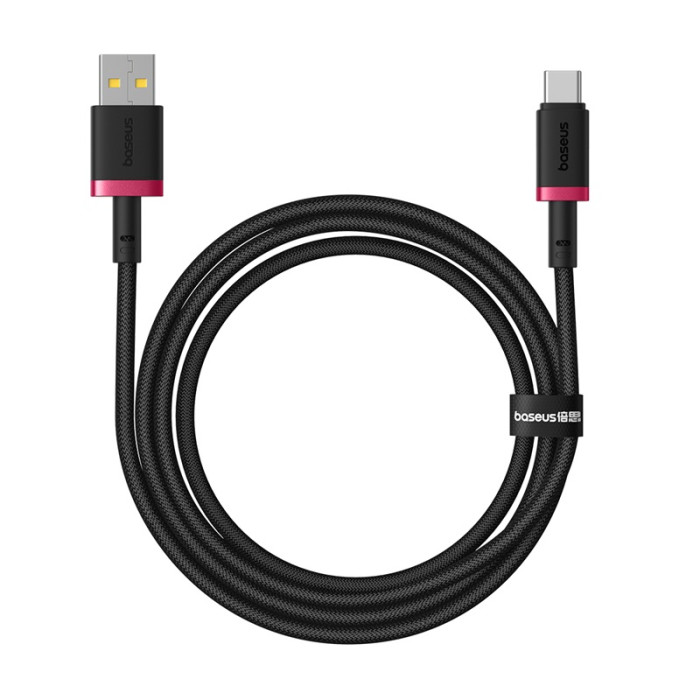 Кабель Baseus Dura Series Fast Charging Cable USB to Type-C 60W 1m Red+Black