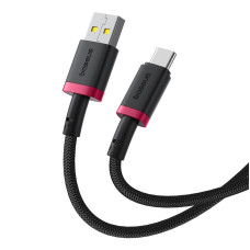 Кабель Baseus Dura Series Fast Charging Cable USB to Type-C 60W 1m Red+Black