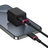 Кабель Baseus Dura Series Fast Charging Cable USB to Type-C 60W 1m Red+Black