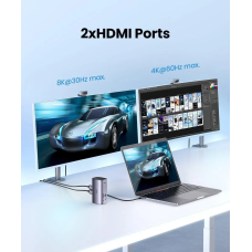 USB-хаб Ugreen USB-C Multifunctional Docking Station(13-in-1)
