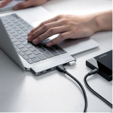 USB-Хаб UGREEN CM251 Dual USB-C To HDMI+3*USB 3.0 A+Type C Female Converter