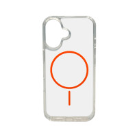 Чохол Cosmic Acrylic Thin Magnetic for Apple iPhone 16 Orange
