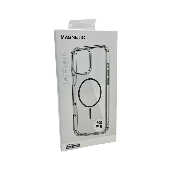 Чохол Cosmic Acrylic Thin Magnetic for Apple iPhone 16 Grey