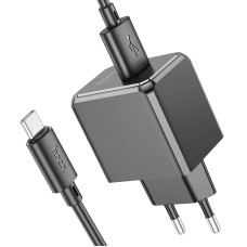 Мережевий зарядний пристрій з кабелем HOCO CS11A Ocean single port charger set(Type-C) Black