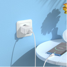 Мережевий зарядний пристрій HOCO CS11A Ocean single port charger White
