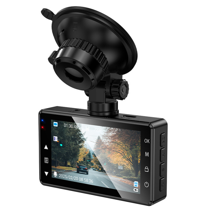 Відеореєстратор HOCO DV14 3-inch screen display driving recorder(720P)