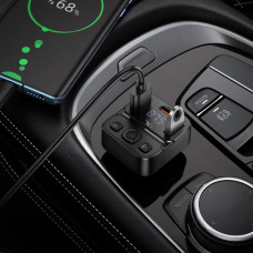 АЗП з FM-модулятором HOCO E87 Delta 35W(1A1C) car BT FM transmitter