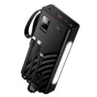 Зовнішній акумулятор HOCO J155 Shine 22.5W+PD20W+light 4-cable power bank(20000mAh)