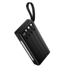 Зовнішній акумулятор HOCO J155 Shine 22.5W+PD20W+light 4-cable power bank(20000mAh)