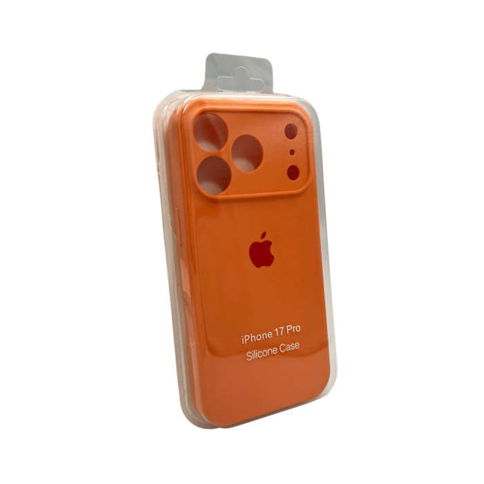 Чохол для смартфона Silicone Full Case AA Camera Protect for Apple iPhone 17 Pro 34,Papaya