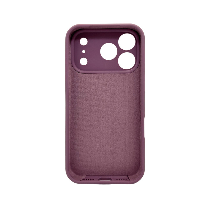 Чохол для смартфона Silicone Full Case AA Camera Protect for Apple iPhone 17 Pro 36,Blackcurrant
