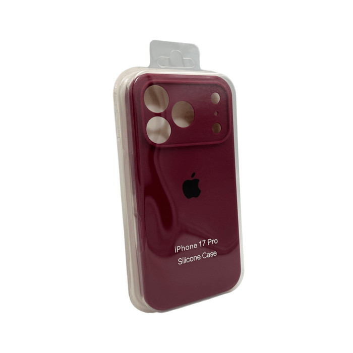 Чохол для смартфона Silicone Full Case AA Camera Protect for Apple iPhone 17 Pro 47,Plum