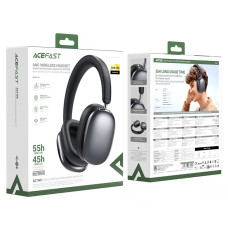 Бездротові накладні навушники ACEFAST H9 active noise cancelling wireless headset, ANC, Gray