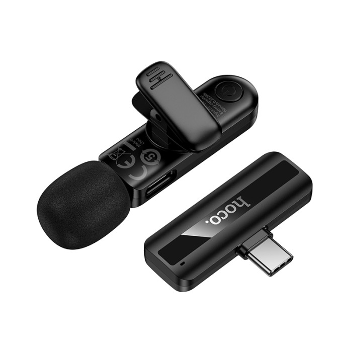 Бездротова мікрофонна система HOCO L20 Fair (Type-C) Black