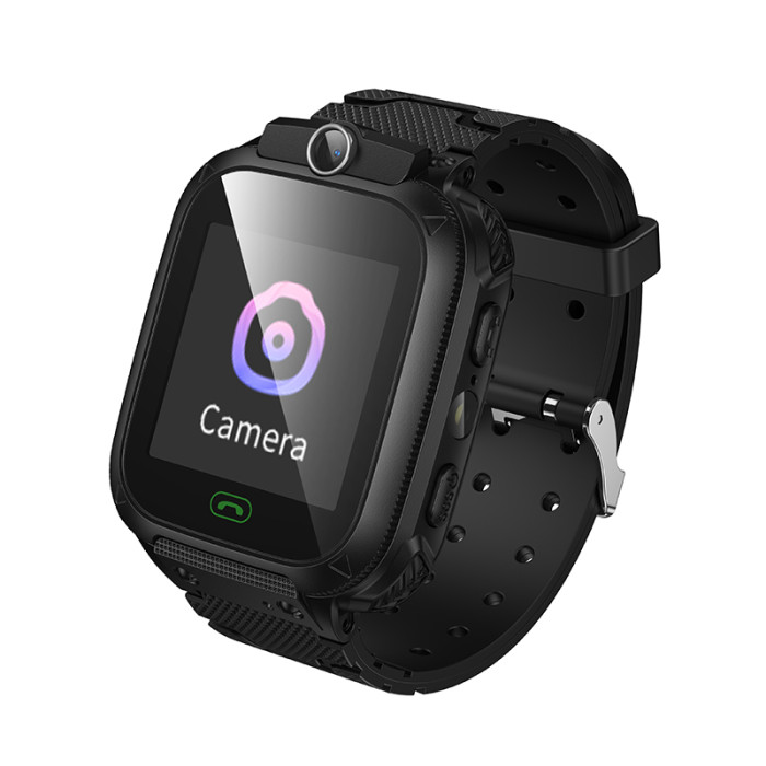 Дитячий смарт-годинник HOCO Y105 36mm. 400 mAh children phone watch Black