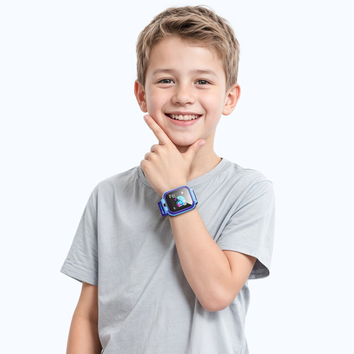 Дитячий смарт-годинник HOCO Y105 36mm. 400 mAh children phone watch Blue