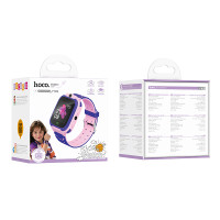 Дитячий смарт-годинник HOCO Y105 36mm. 400 mAh children phone watch Pink
