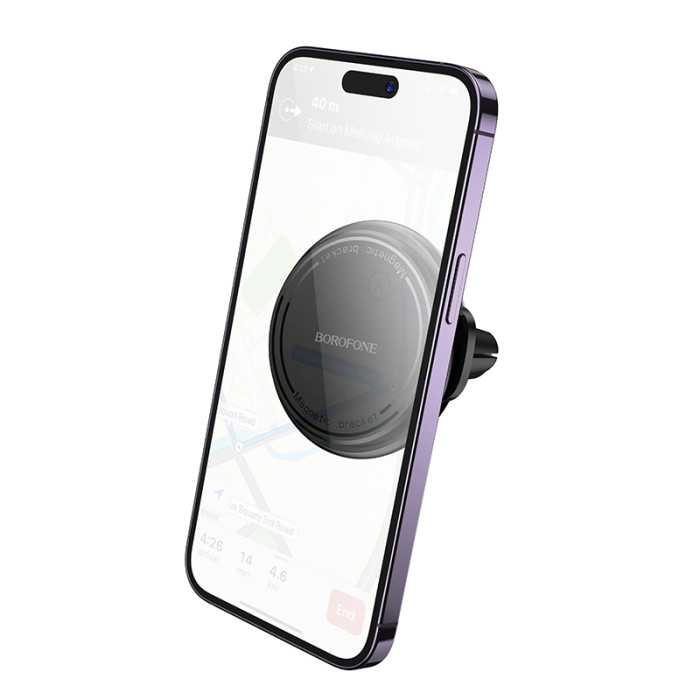Автотримач для телефона BOROFONE BH135 Parker ring magnetic car holder(air outlet)