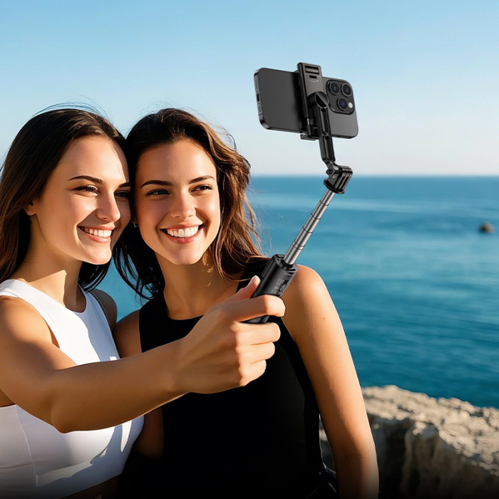Селфі-трипод BOROFONE BY14 Graceful mini live broadcast holder Black