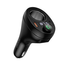 АЗП з FM-модулятором HOCO E88 Star 35W(2C) cigarette lighter car BT FM transmitter Black