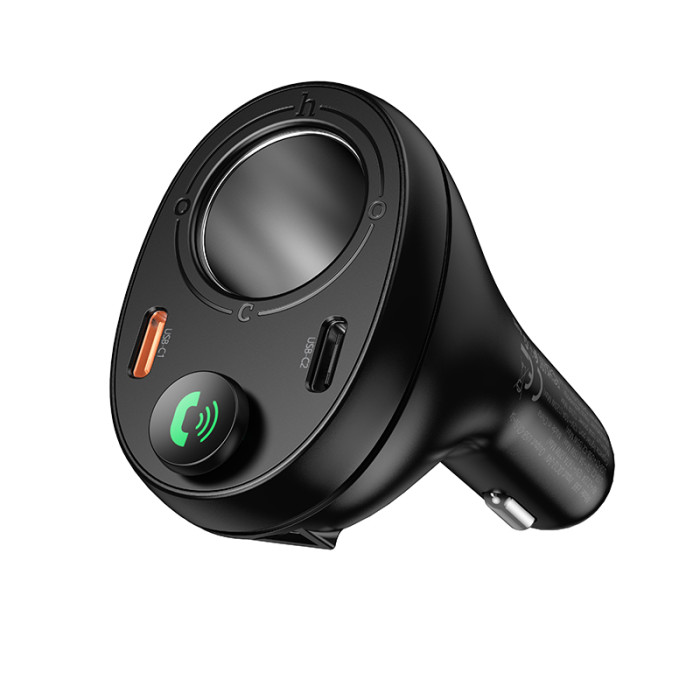 АЗП з FM-модулятором HOCO E88 Star 35W(2C) cigarette lighter car BT FM transmitter Black
