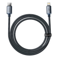 Кабель Baseus Crystal Shine Series Fast Charging Data Cable Type-C to iP 20W 2m Black