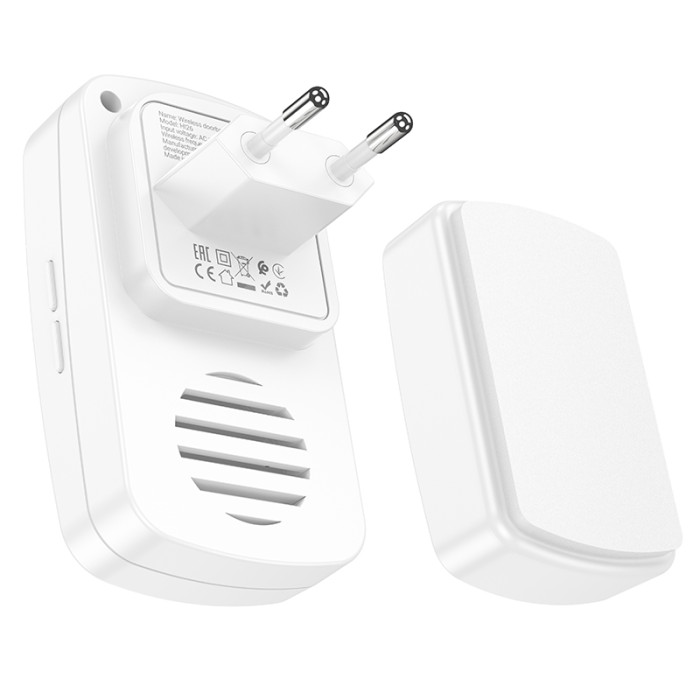 Дзвінок HOCO HI26 self-powered wireless doorbell (EU)
