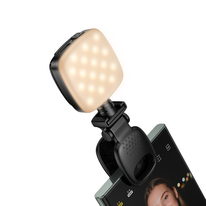 Накамерна лампа HOCO K28 Beauty mini fill light Blck