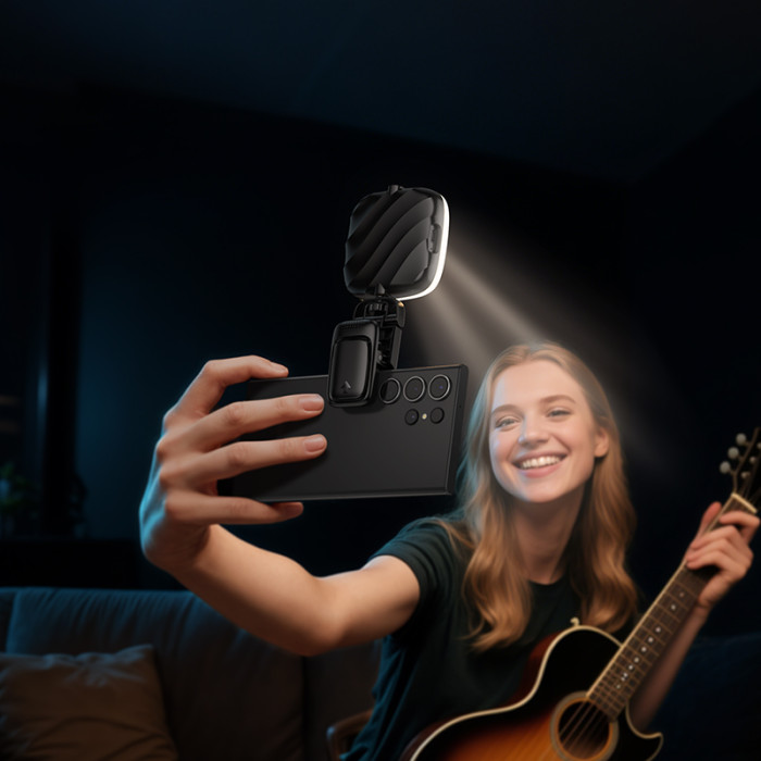 Накамерна лампа HOCO K29 Wonder fill light Black