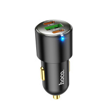 Автомобільний зарядний пристрій HOCO NZ6 PD45W 3-port(2C1A) car charger Black