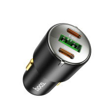 Автомобільний зарядний пристрій HOCO NZ6 PD45W 3-port(2C1A) car charger Black