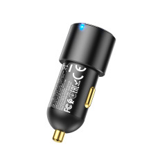 Автомобільний зарядний пристрій HOCO NZ6 PD45W 3-port(2C1A) car charger Black