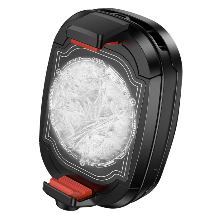Кулер для мобільного HOCO GM76 Blue diamond mobile phone cooler Black