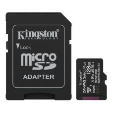 Карта пам'яті microSDXC (UHS-1) Kingston Canvas Select Plus Gen3 128Gb class 10 А1 (R-150MB/s) (adapter SD)